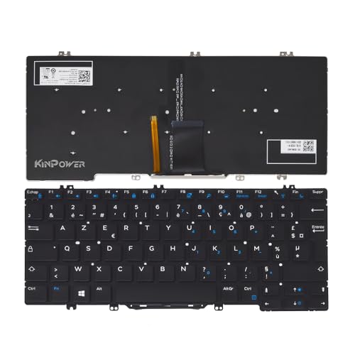 Pièce de Rechange Clavier Azerty Dell Latitude 7390 2 in 1 PC