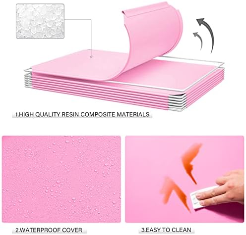BRIAN & DANY Cartoon Clothes Closet Wardrobe DIY Modular Storage Organizer, 8 Cubes & 2 Hanging Sections, Pink, 110 x 47 x 147 cm