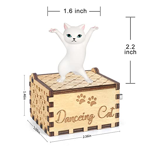 Equoza You Are My Sunshine Music Box You Are Awesome Antique Hand Crank Engraved Musical Boxes W Dancing Cat Doll - Cute Birthday,Anniversary,Christmas, Stress Relief Gifts For Women Girls #TOP3