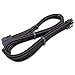 immagine 6EZDIY-FAB Sleeved Cable-Prolunga per Alimentazione 24pin/8pin (4+4) M/B,8pin (6+2) PCI-E Kit Cavo di Prolunga 500mm Lunghezza-Nero
