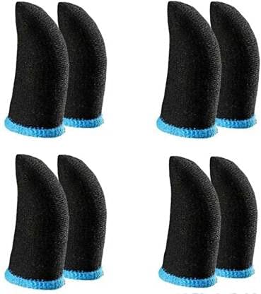 CollectiveMed PUBG_Gaming_Sleeve Breathable, Fully Touchscreen, Finger Gloves Finger Sleeve (Black-8)