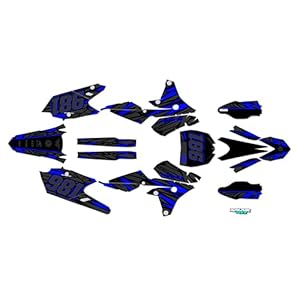 Kalair Gfx Graphics Kit For Yamaha Yz250F (2014-2018) Twitch Series - Dirt Pit Bike Motorcycle Stickers, Dirtbike Racing Automotive Decal Motocross Accessories No-Plastics 2