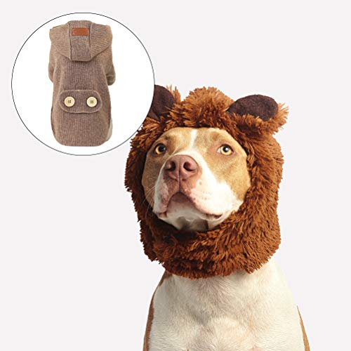 TEHAUX Suéter para cachorro inverno outono animal de estimação filhote de cachorro roupas quentes su