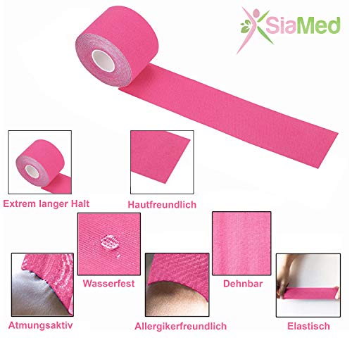 SiaMed Nastri adesivi kinesiologici di larghezza