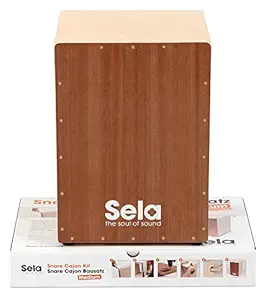 Sela SE 018 Snare Cajon Kit Medium with Instructions & Audio CD