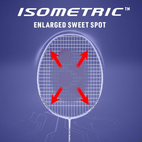 Image of Yonex Graphite Strung Badminton Racquet Astrox Lite 37i (G4, 77 Grams, 30 lbs Tension, Purple)