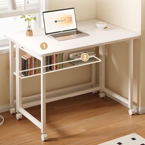 Bureau pliable pour télétravail dans un petit espace - 4
