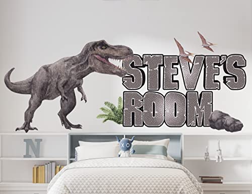 Vinilo Decorativo Dinosaurio Personalizable para Niños