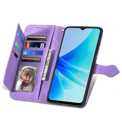Coque Oppo A78 5G rose à rabat pour ne plus jamais perdre vos cartes bancaires
