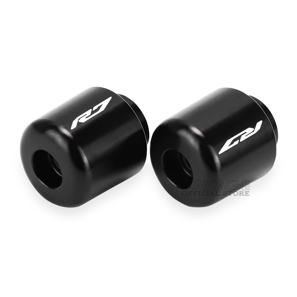 Embouts De Guidon YZF R7 2021-2023 - Poids Curseur Aluminium CNC Noir/Bleu - Accessoires Moto Premium