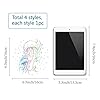 GORGECRAFT 4 Styles 6.3 Inch Sea Jellyfishes Window Decals Static Sea Animal Glass Sliding Door Sticker Clings Waterproof Vinyl Film Ocean Bedroom Bathroom Decals for Prevent Birds Dogs Pets Strikes #1