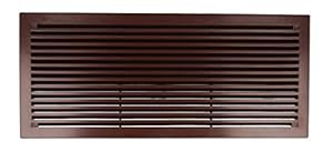 Lüftungsgitter Mahagoni 290x125mm Kunststoff