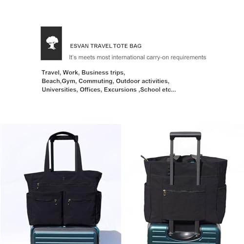 Weekender Bag Carry On Bag Overnight Tote Travel Duffle with 13 Pockets for Travel,Work，Gym,Beach,Teacher,Nurse4