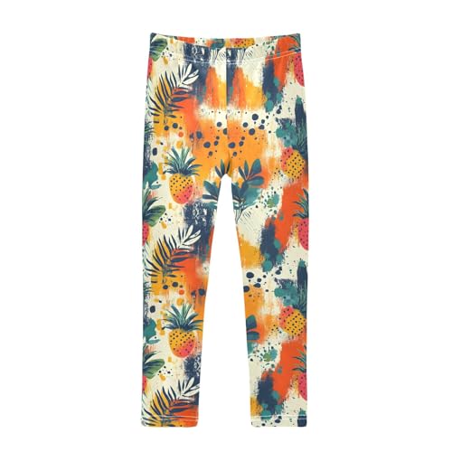 Fruit Strawberry Painting Girls Leggings Athletic Pants Tights Stretch Bottom