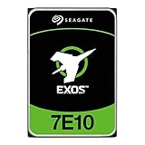 Seagate Exos 7E10 10TB Internal Hard Drive HDD - 3.5 Inch 512e/4Kn SAS 6GB/s, 7.200 RPM, 256MB Cache and 2M MTBF for Enterprise, Data Centre (ST10000NM017B)