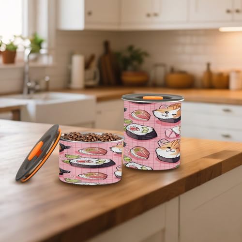 Envase Hermético para Café de Acero Inoxidable 17oz miniatura 6