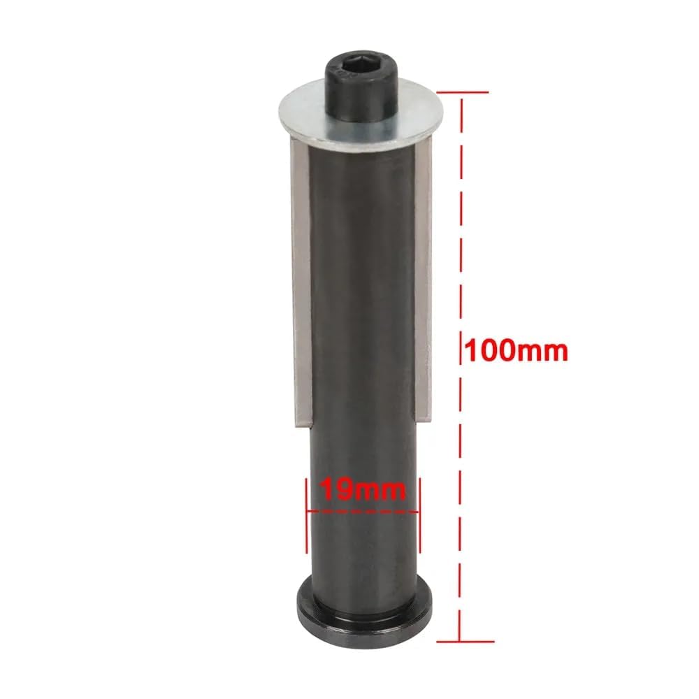Łącznik Osi Koła Polerskiego M14 100 Mm * 19 Mm Do Szlifierki Kątowej 115 125, M15.875