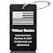 Luggage Tags for Suitcase - Black Personalized Engraved Metal Tag for Cruise Travel - Custom Name Tags Suitable for Bags and Backpacks No Underline (2x3.5 inch)