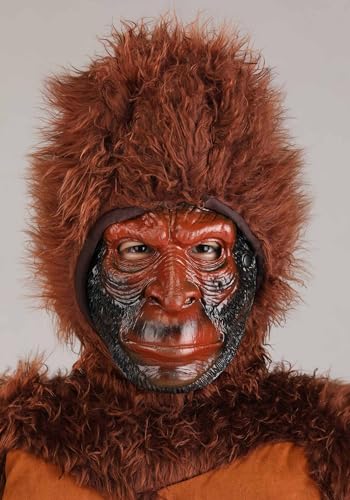 Disfraz infantil de Bigfoot con máscara y guantes miniatura 3