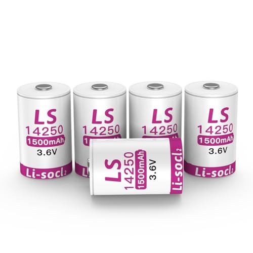 5 Stück LS14250 Akku 1500mAh 3 6V 1/2 AA Lithium Batterie ER14250 Batterien Nicht-wiederaufladbar