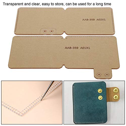 Modelo de carteira de couro, modelo de bolsa de cartão Modelo durável de acrílico feito à mão Modelo