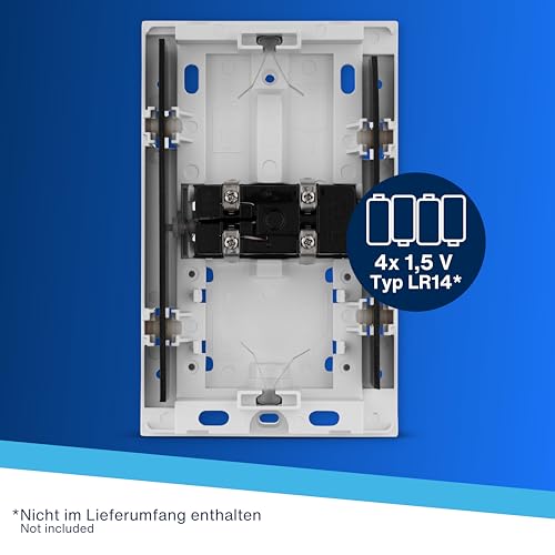 REV Türklingel - Türgong elektr. Doppelklang Gong, 6V DC, 8V AC 1A, bis 80dB, 8 V