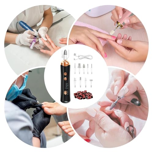 Kit de taladro para uñas eléctrico e inalámbrico portátil 4