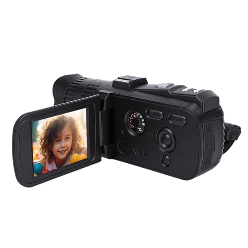 Caméra Vidéo Numérique Anti-secousse 24MP Zoom 18x avec Écran Tactile Rotatif