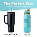 Jmoe USA Silicone Boot Sleeve + Hand Grip for Owala 40oz Water Bottle | BPA Free & Food-Grade Silicone Rubber | Protective Anti-Slip Bottom Bumper Cover | Protects Against Scratches (Summer Sweetness)