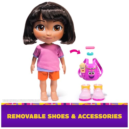 Muñeca Dora Sing & Explore con música y accesorios miniatura 7