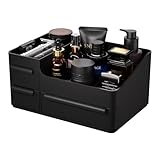 Rasydyn Mens Countertop Organizer for Cologne: Vanity Organizer With Drawers, Bathroom Counter Organizer for Razor, Shaving Lotion, Skincare, Deodorant, Perfume Perfect for Bathroom & Bedroom Storage