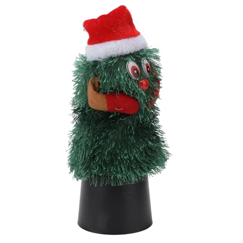 Árvore de Natal Giratória Musical para Entretenimento, Com Formato de Planta e Material de Algodão P
