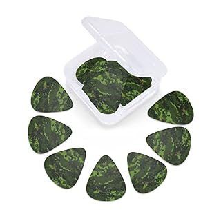 Médiators de guitare 12-Pack Green Army Digital Camouflage médiators pour guitare électrique guitare acoustique diverses… - Les Beatles, Paul McCartney, John Lennon, RIngo Starr, George Harrison Médiators de guitare 12-Pack Green Army Digital Camouflage médiators pour guitare électrique guitare acoustique diverses… – Image 5