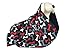 PUPTECK Fleece Pet Dog Beds Blanket Puppy Cat Blankets and Throws for Car Crate Couch Cover,Black Large