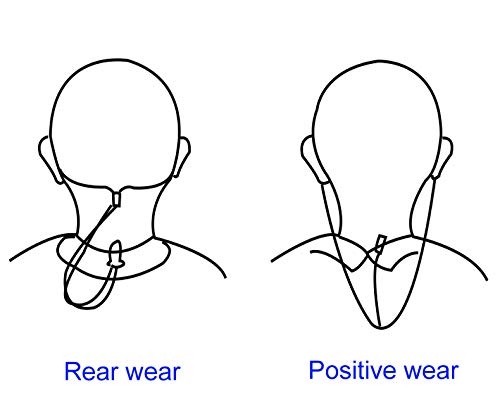 BTE Hearing Aids Clip Safty Protection Accessory @ Replaceable Silicone Loop (Pink Butterfly)