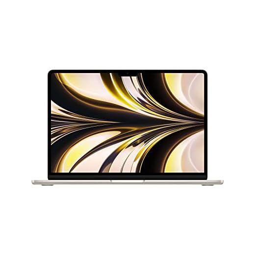 Apple 2022 MacBook Air avec Puce M2 : écran Liquid Retina de 13,6 Pouces, 8GB de RAM, 256 Go de Stockage SSD ; Lumière stellaire