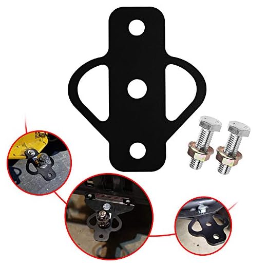 ELITEWILL Steel ATV 3-Way Trailer Hitch Adapter for Golf Cart Garden Tractor Lawn Mower Chain and Tow Strap