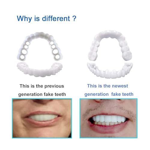 2 Pairs Nature and Comfortable Top and Bottom, Adjustable for Men and Women, Beautiful Smile