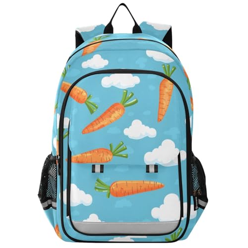 Sac à dos ordinateur portable enfants protecteur pour lycée et voyage quotidien à motif nuages