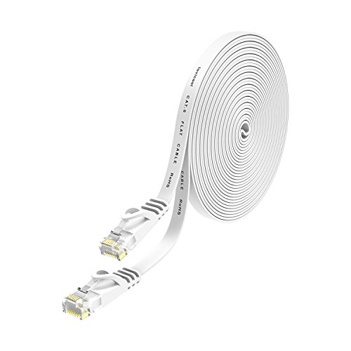lovicool LANケーブル イーサネットケーブル CAT6準拠 ウルトラフラットケーブル RJ45コネクタ ギガビット 爪折れ防止 やわらか 100フット 30m Amazon.co.jp: Lovicool LANケーブル 10m CAT6 フラットlanケーブル