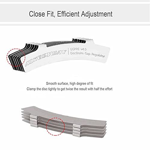 image for AIKESIWAY Rotor Truing Fork Bike Disc Alignment Tool Bicycle Brake Wre
