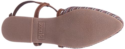 Image of ZOUK Women's Rohtang Stripes Flat Sandal