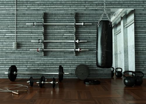 Toile de fond gym moderne 3x2m pour décoration de fête fitness et photo
