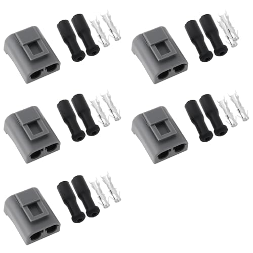 SING F LTD 5 Sets of 2pin Ignition Harness Plug Connectors with Terminal 9144275 3523813 Compatible with Volvo 960 S90 V90