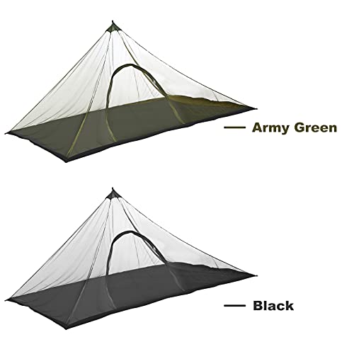 Carpa de camping verde para 1 persona resistente al agua miniatura 5