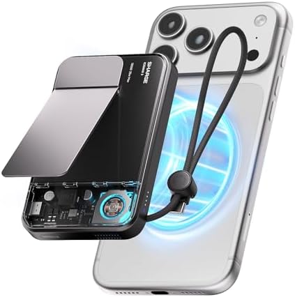 sharge ICEMAG 3 MagSafe Portable Charger, Qi2 25W Magnetic Power ...