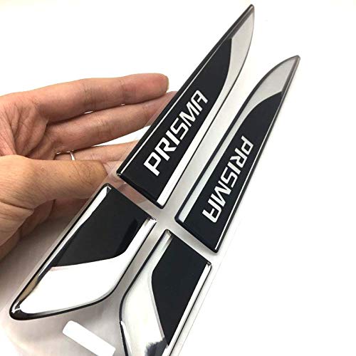 Aplique Lateral Prisma Decorativo Emblema Resinado Par