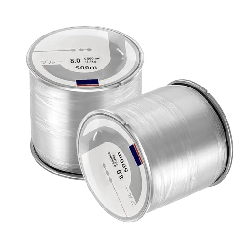 Hsthe Sea Fishing Line,Monofilament Fishing Lines8.0 Spool 500M Clear Fishing Wire Nylon Fishing Line 2-35LB for Saltwater & Freshwater Fishing - Image 2