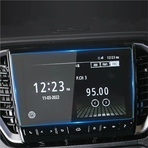 Écran tactile Isuzu D-Max 2020-2023 protégé des rayures par ce verre de console