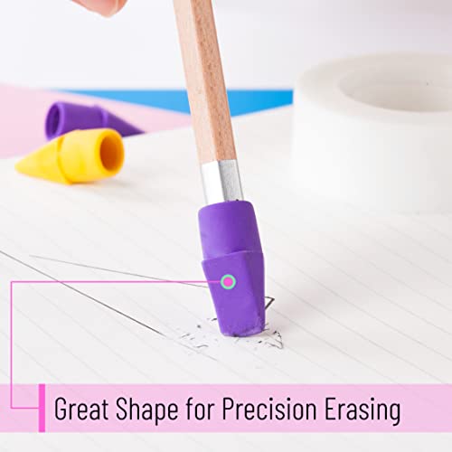mr pen erasers for pencils 120 pack pencil top erasers eraser caps cap tops topper erasers ereaser